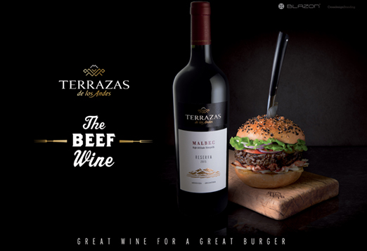BLAZON / Crossdesign crée le nouveau visuel d’activation THE BEEF WINE